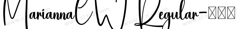 MariannaCW Regular字体转换
